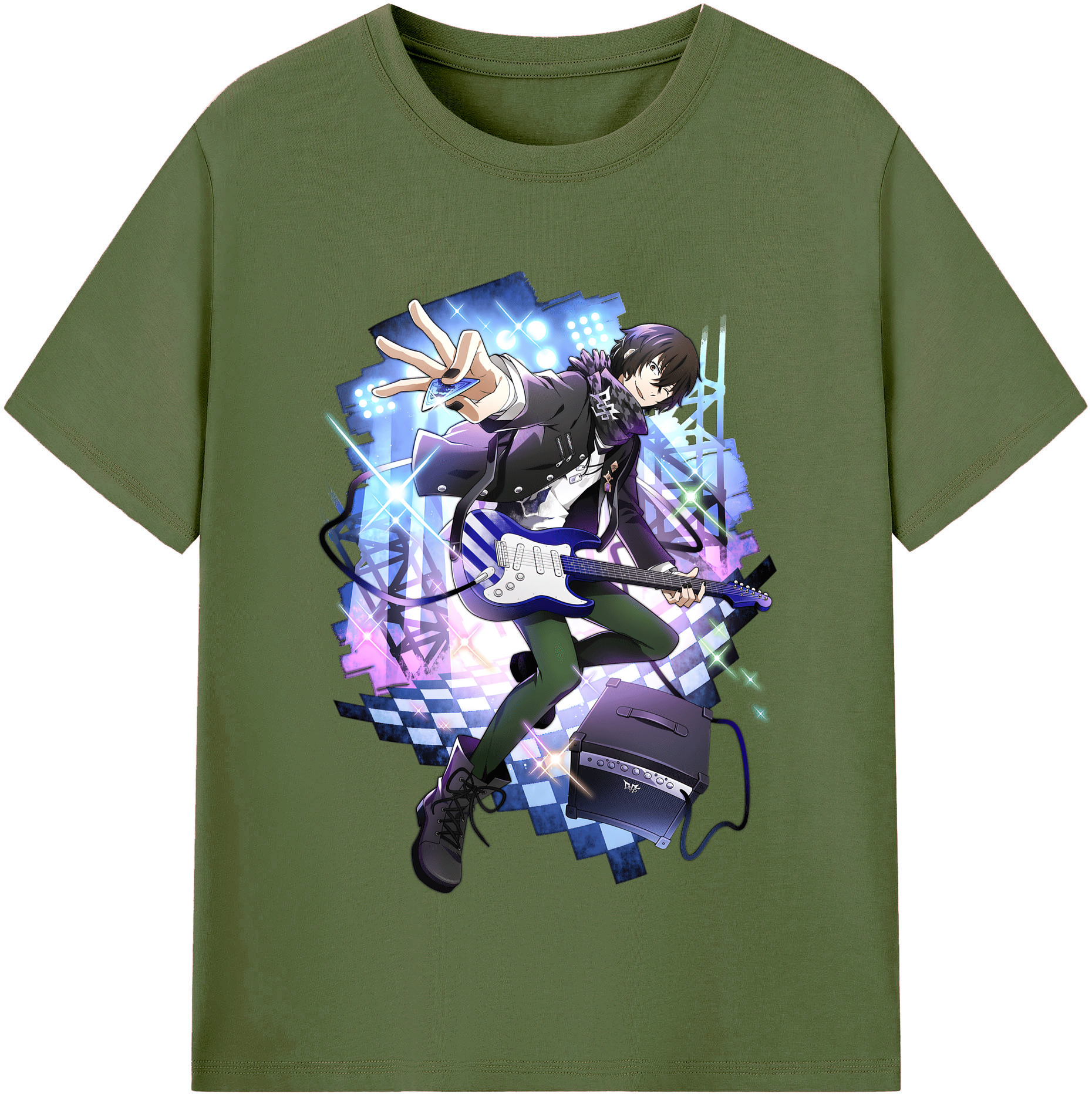 （画像用） 文豪ストレイドッグス Bungo Stray Dogs 綿100％半袖Tシャツ（フロントプリント）